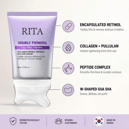 Rita Korean Collagen Retinol GuaSha Lifting Cream